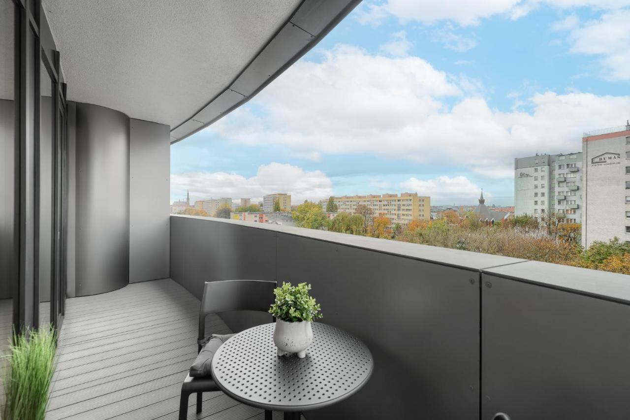 Comfy Apartments 4-5Th Floor Hanza Tower - Sauna & Pool 什切青 外观 照片