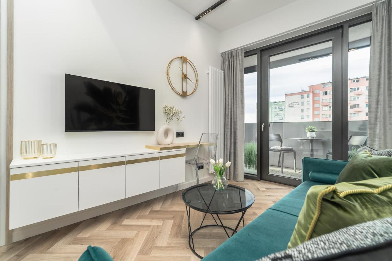 Comfy Apartments 4-5Th Floor Hanza Tower - Sauna & Pool 什切青 外观 照片