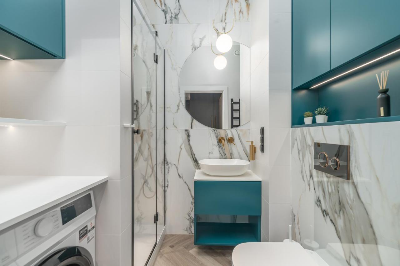 Comfy Apartments 4-5Th Floor Hanza Tower - Sauna & Pool 什切青 外观 照片