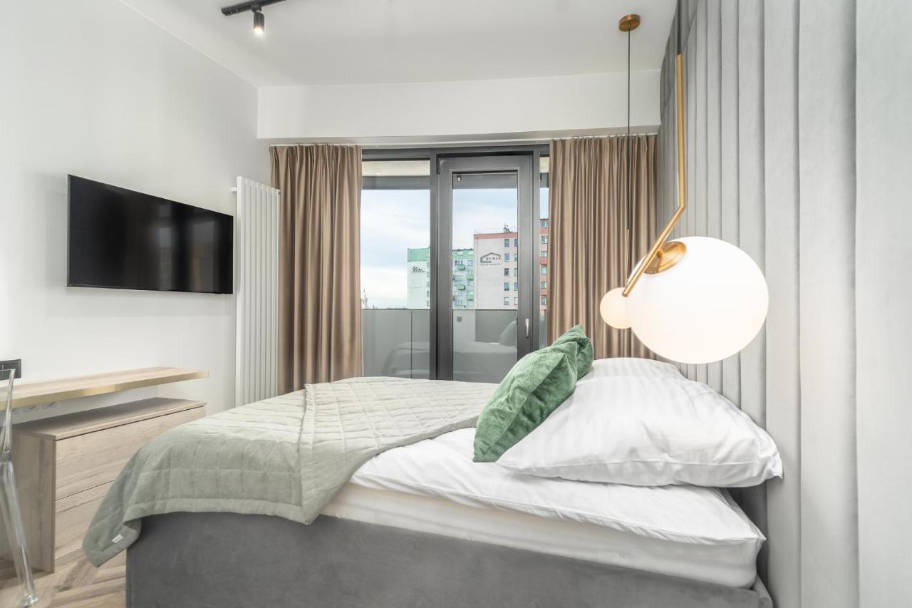 Comfy Apartments 4-5Th Floor Hanza Tower - Sauna & Pool 什切青 外观 照片